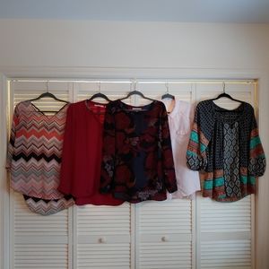 Five Womens Blouses